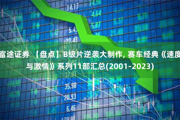 富途证券 【盘点】B级片逆袭大制作, 赛车经典《速度与激情》系列11部汇总(2001-2023)