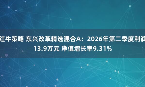 红牛策略 东兴改革精选混合A：2026年第二季度利润13.9万元 净值增长率9.31%